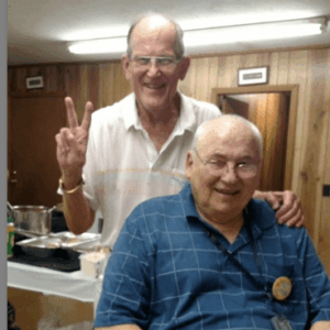 Lorenz Hofmann and Jerry Pilarski at Jerry’s birthday event